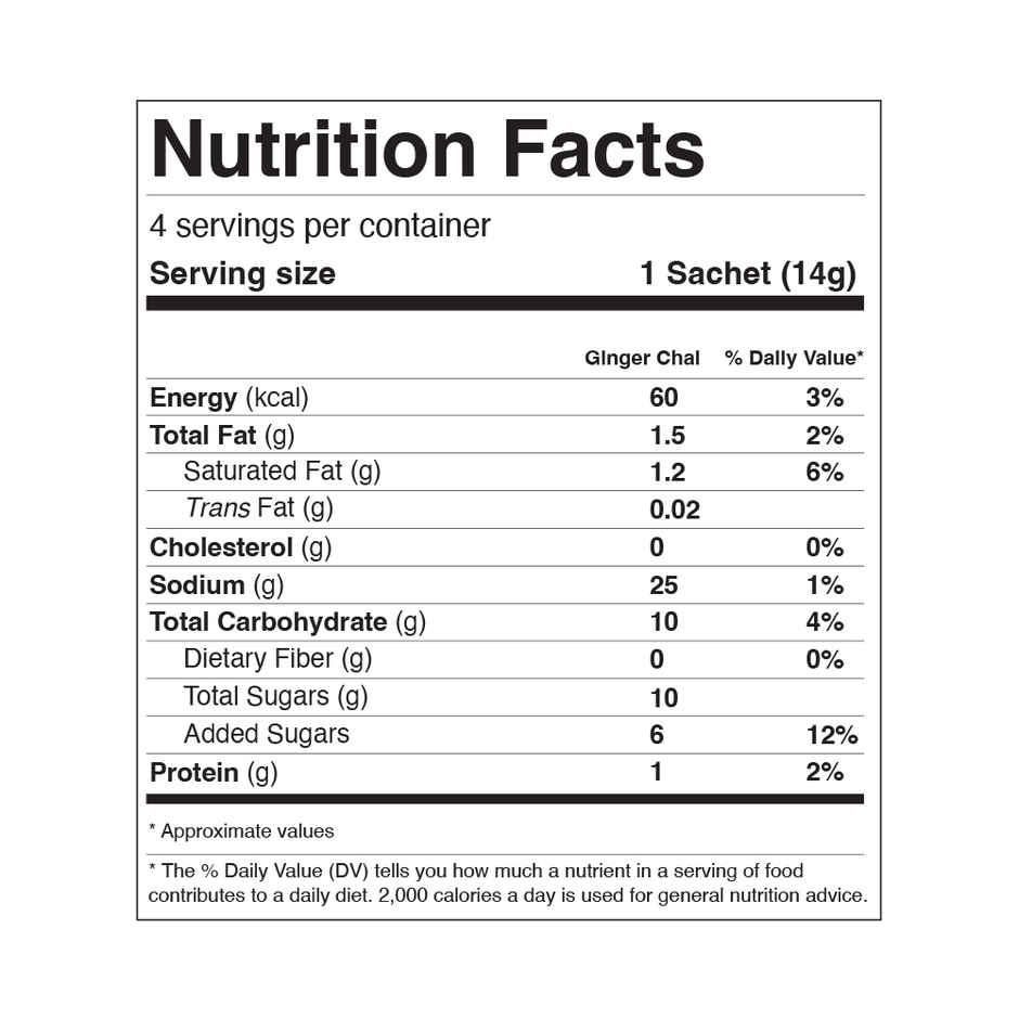 Chaayos Ginger Instant Tea Premix