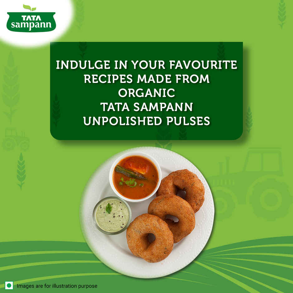 Tata Sampann Organic Unpolished Urad Dal