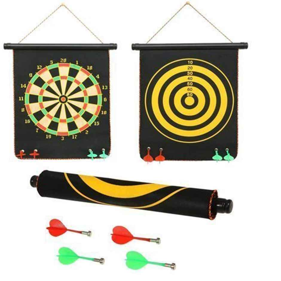 Toyshine Magnetic Power Double Faced Dart Game - 12 Inches (4 - 10 Years)