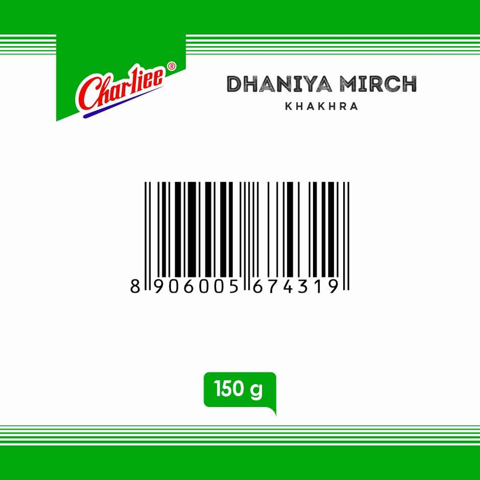 CHARLIEE Dhaniya Mirch Khakhra