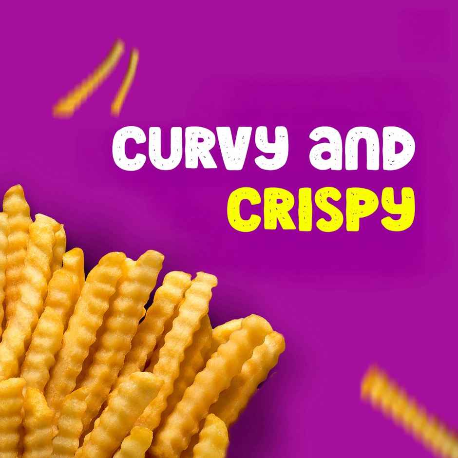 HyFun Crinkle French Fries, Crunchy & Air Fryer Friendly | Frozen