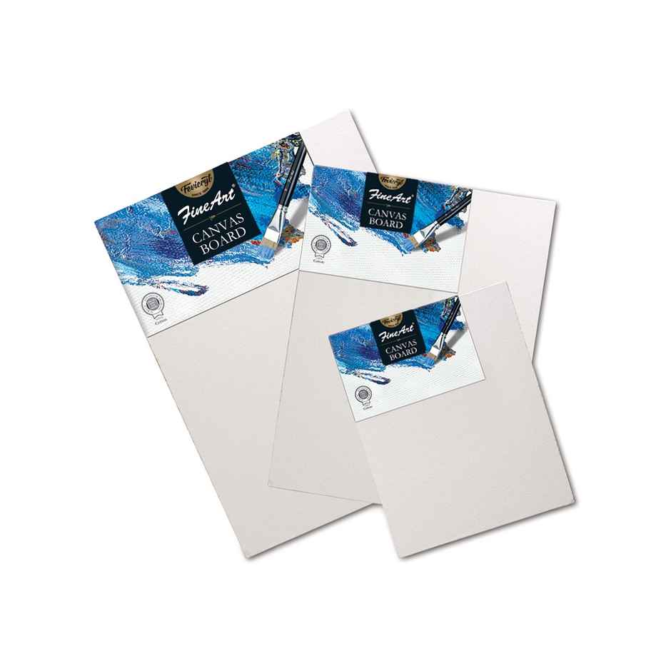 Fevicryl Fine Art Canvas Board 8 X 10, 100% Cotton Fine Grain, For Watercolor, Acrylic & Oil Paint