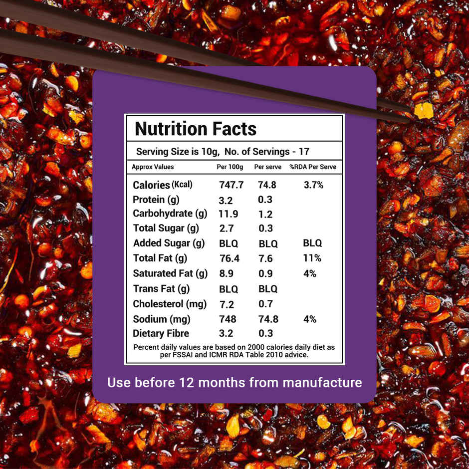 MOI SOI Korean Chilli Oil - Vegan, Used As Spread, Marinade & Dip