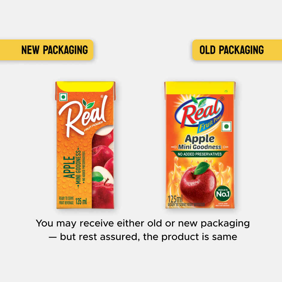 Real Fruit Power Apple Juice | Pack of 10