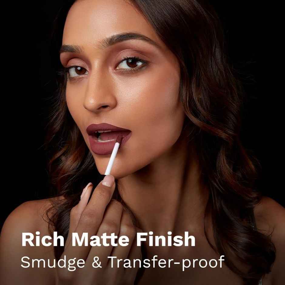 Pilgrim Matte Me Up! Liquid Lipstick | Berry Tease