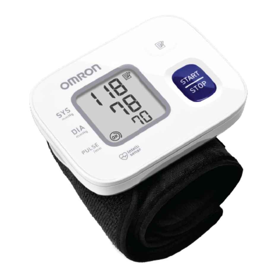 Omron HEM-6161 Wrist BP Monitor White