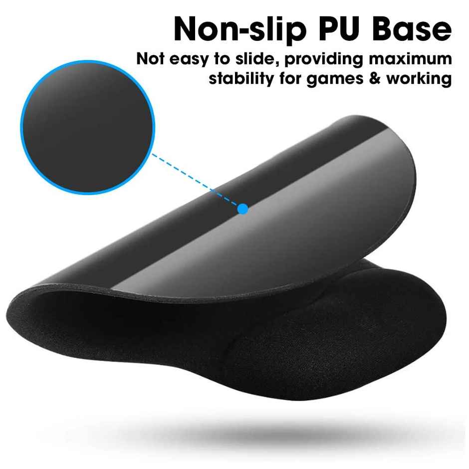 Sounce Mouse Pad, Ergonomic Mouse Pad (Black)