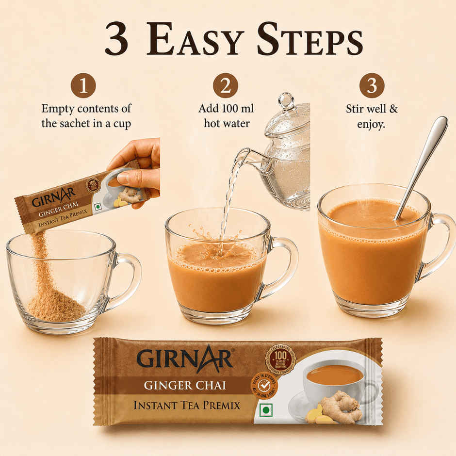 Girnar Ginger Chai Instant Tea Premix