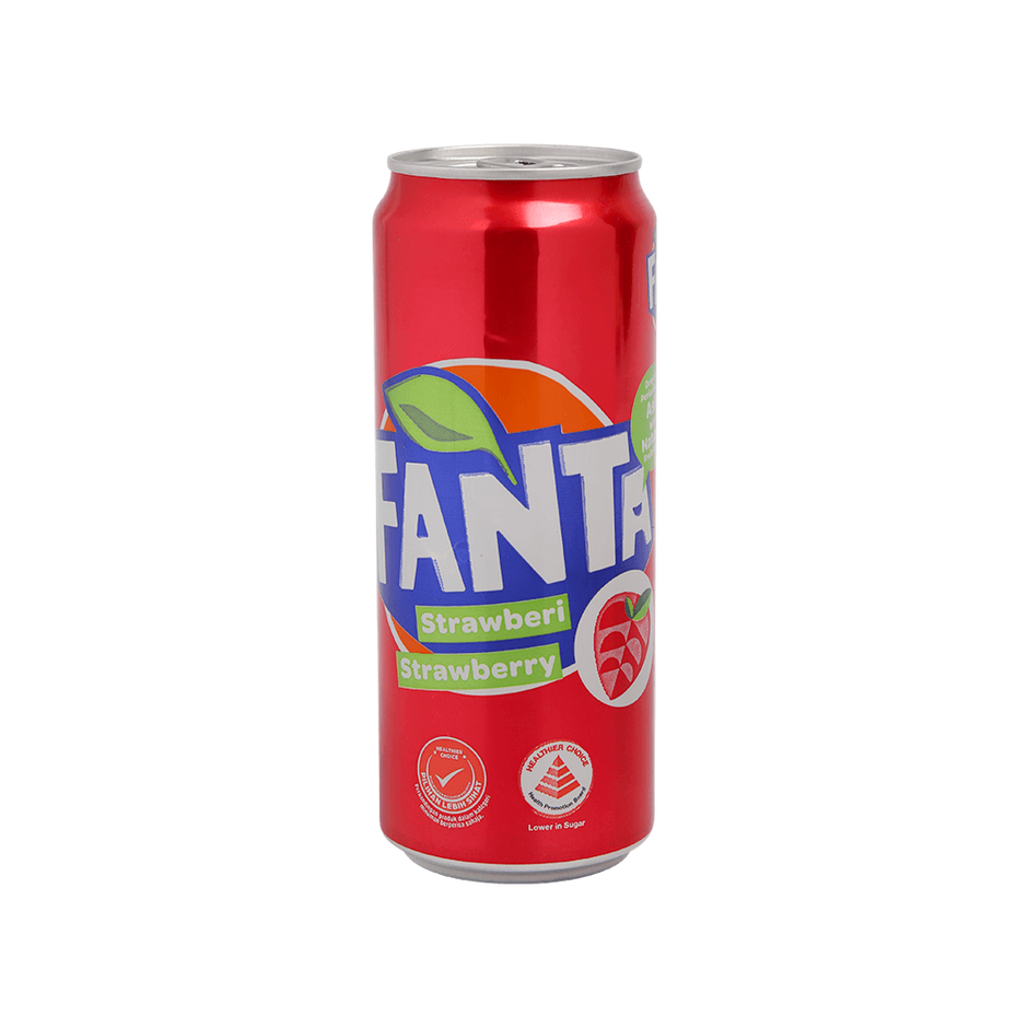 Fanta Strawberry Flavour Soft Drink (Can)