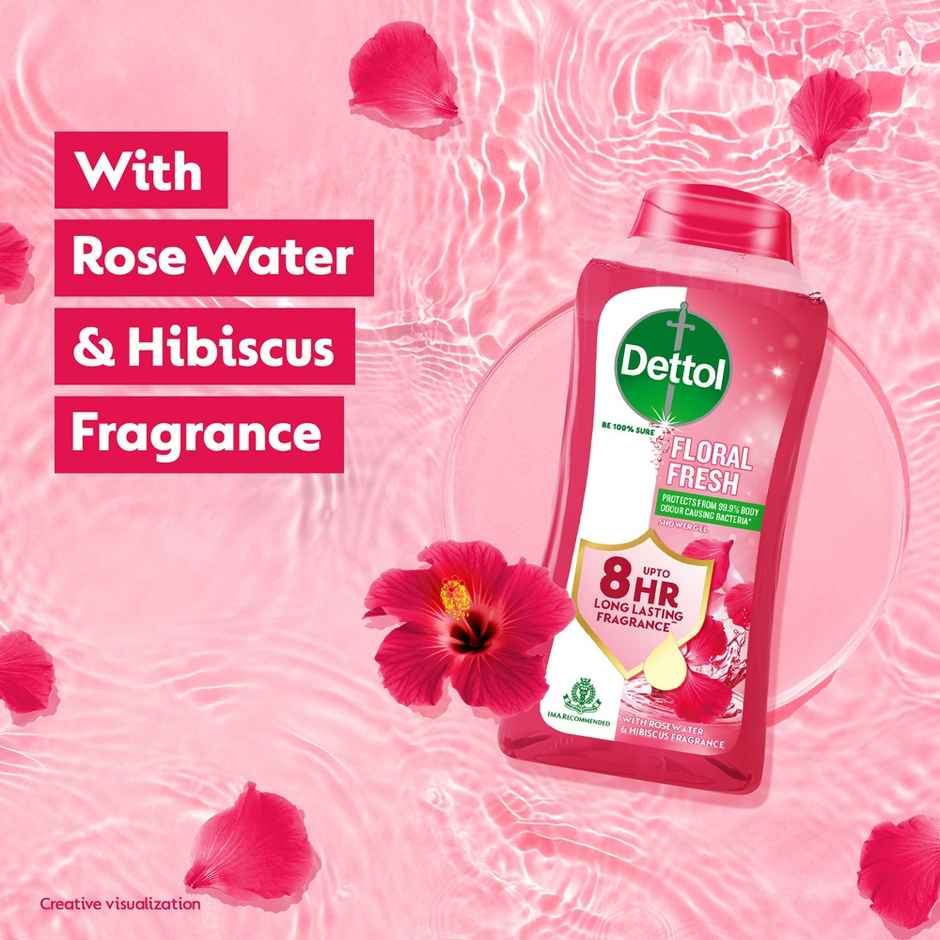 Dettol Body Wash and Shower Gel for Women and Men | Floral Fresh