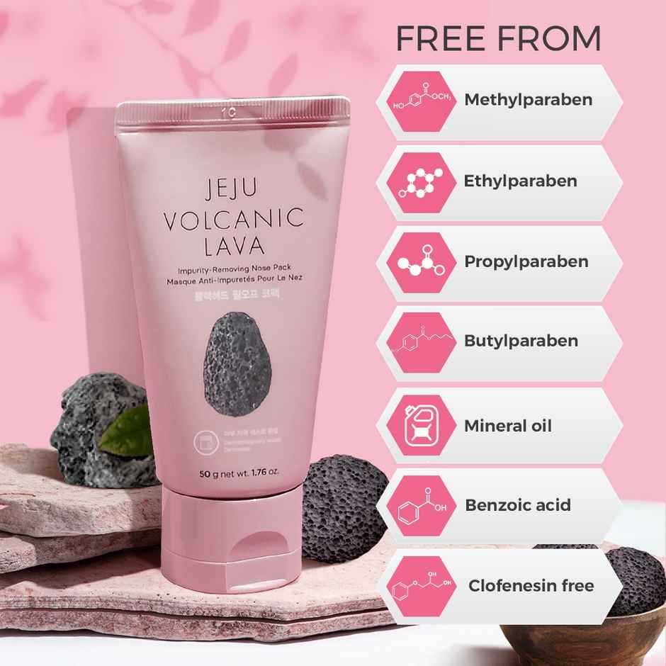 The Face Shop Jeju Volcanic Lava Impurity Removing Nose Pack