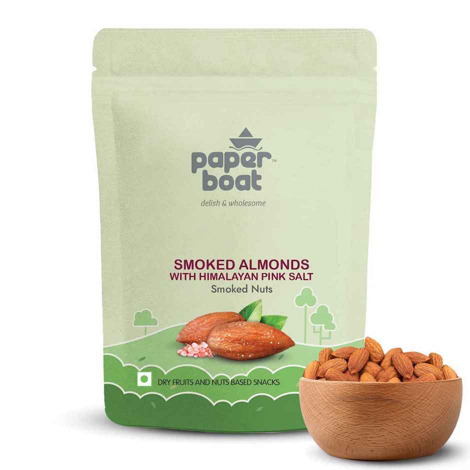 Paper Boat Smoked Almonds With Himalayan Pink Salt