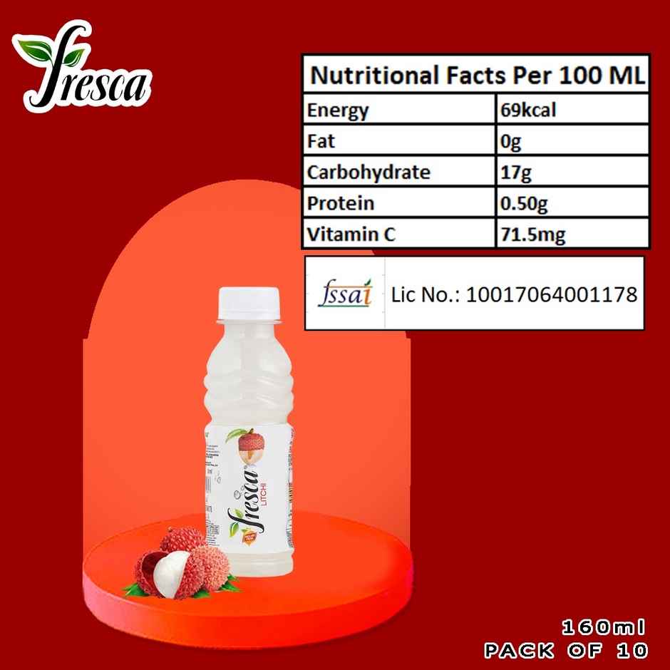 Fresca Litchi Fruit Juice | Ready to Drink Beverage