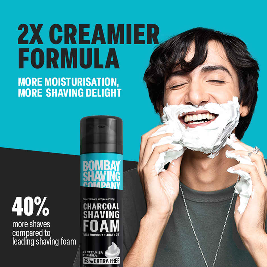 Bombay Shaving Company Charcoal Shaving Foam For Men
