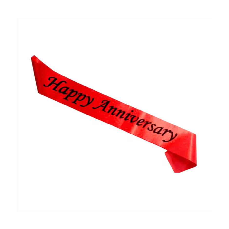 Happy Anniversary Sash | Assorted | Let's Vybe