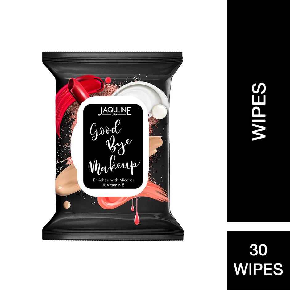 Jaquline USA Goodbye Makeup Remover Wipes