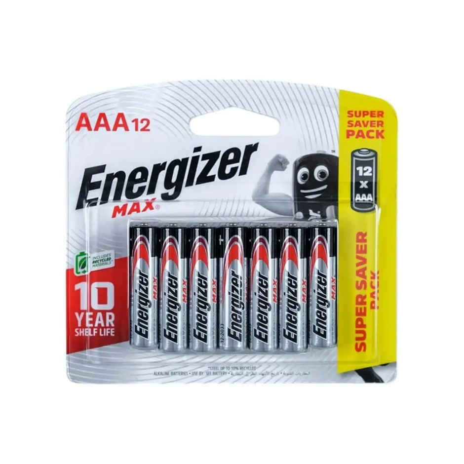 Energizer Max AAA Alkaline Batteries