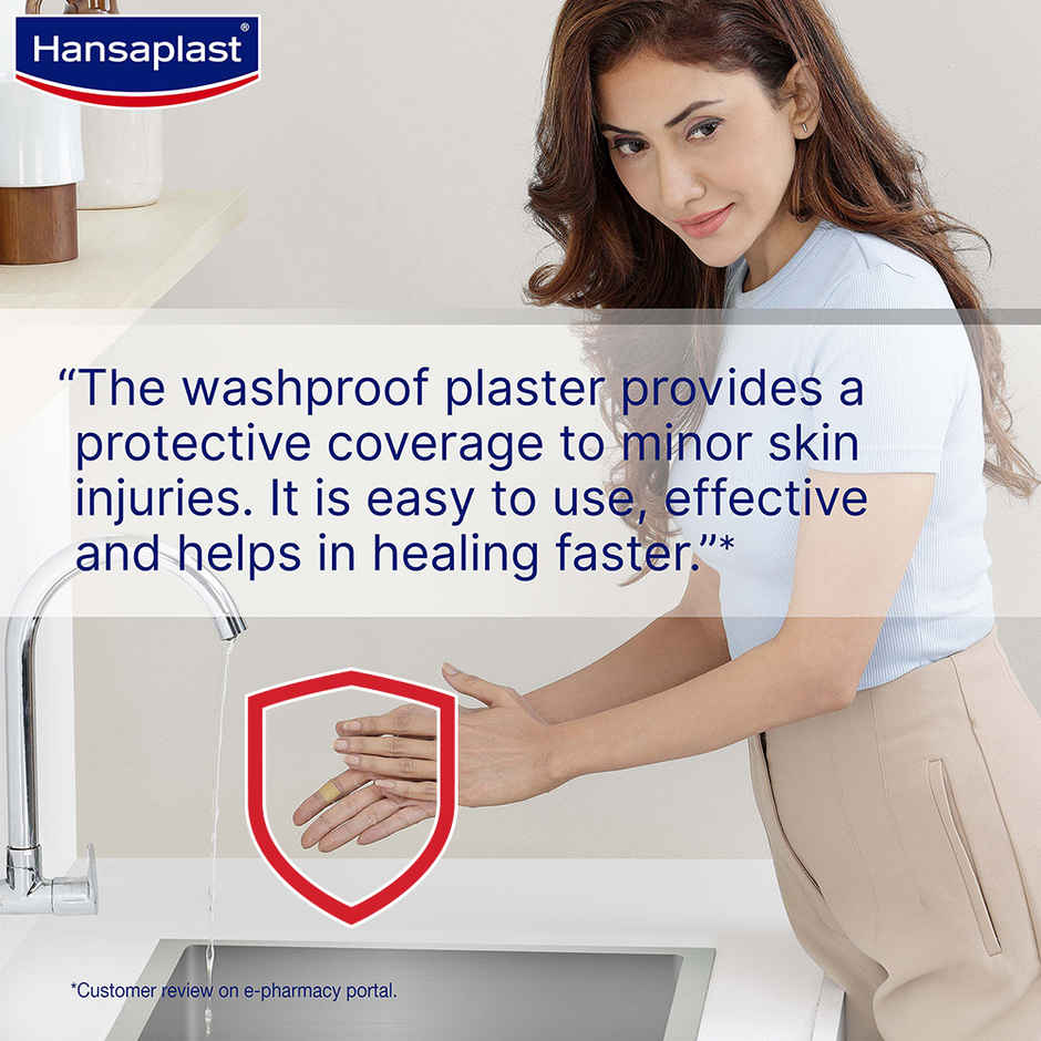 Hansaplast Washproof Antiseptic Bandage Pack Of 20
