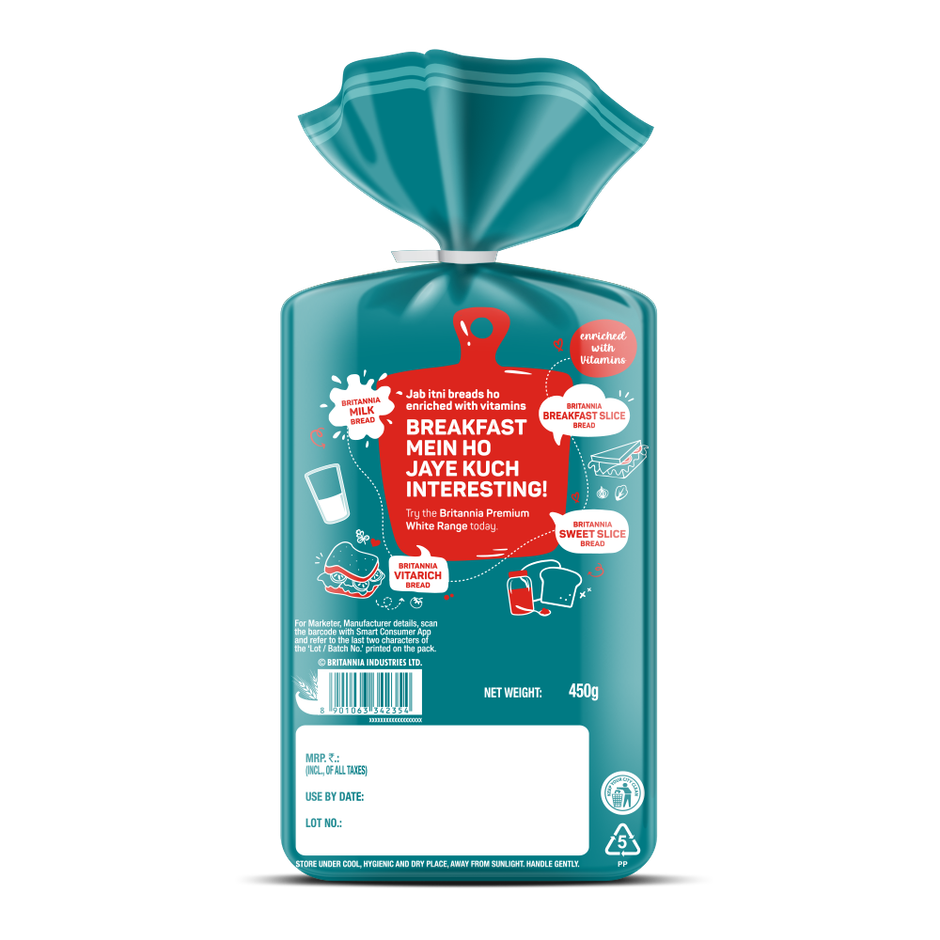 Britannia Breakfast Slice White Bread