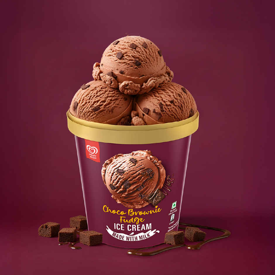 Kwality Wall's Choco Brownie Fudge Ice cream Tub