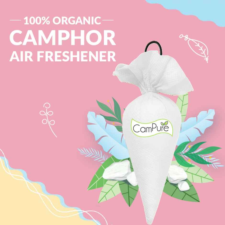 Campure Keasar+Chandan Camphor Cone Air, Car, Room Freshener