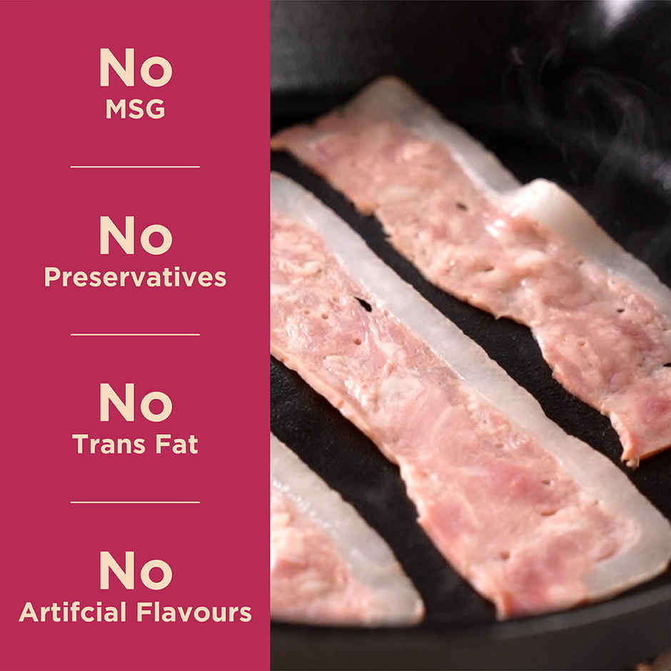 Prasuma Pork Breakfast Bacon 300g | Cured & Smoked | Imported Pork| India's No.1 Bacon