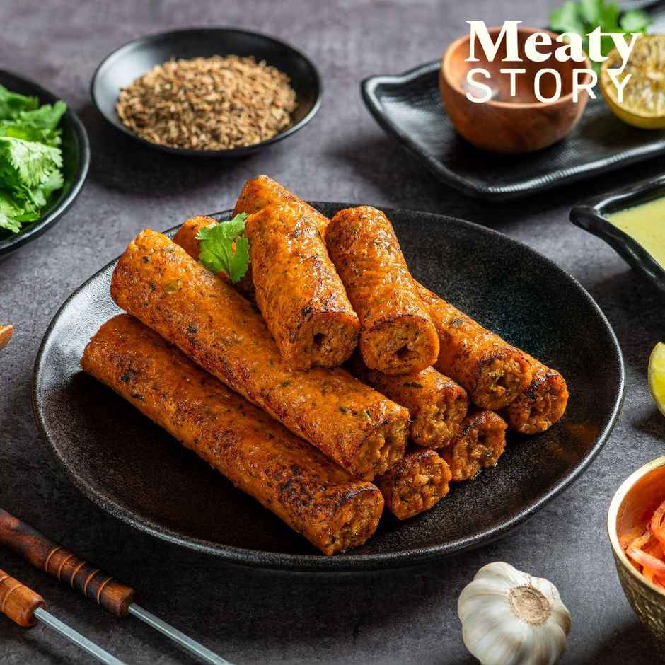 Meaty Story Amritsar Ka Chicken Seekh Kebab