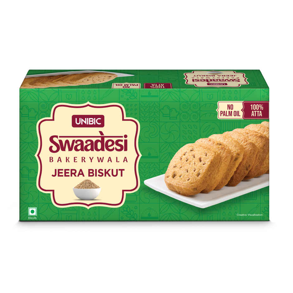 UNIBIC Swaadesi Jeera Bakery Biscuits | No Maida And No Palm Oil