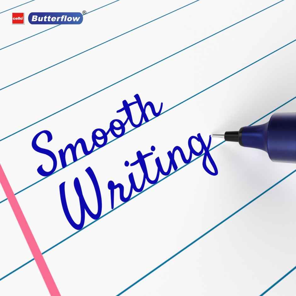 Cello Butterflow Classic Blue Roller Pen