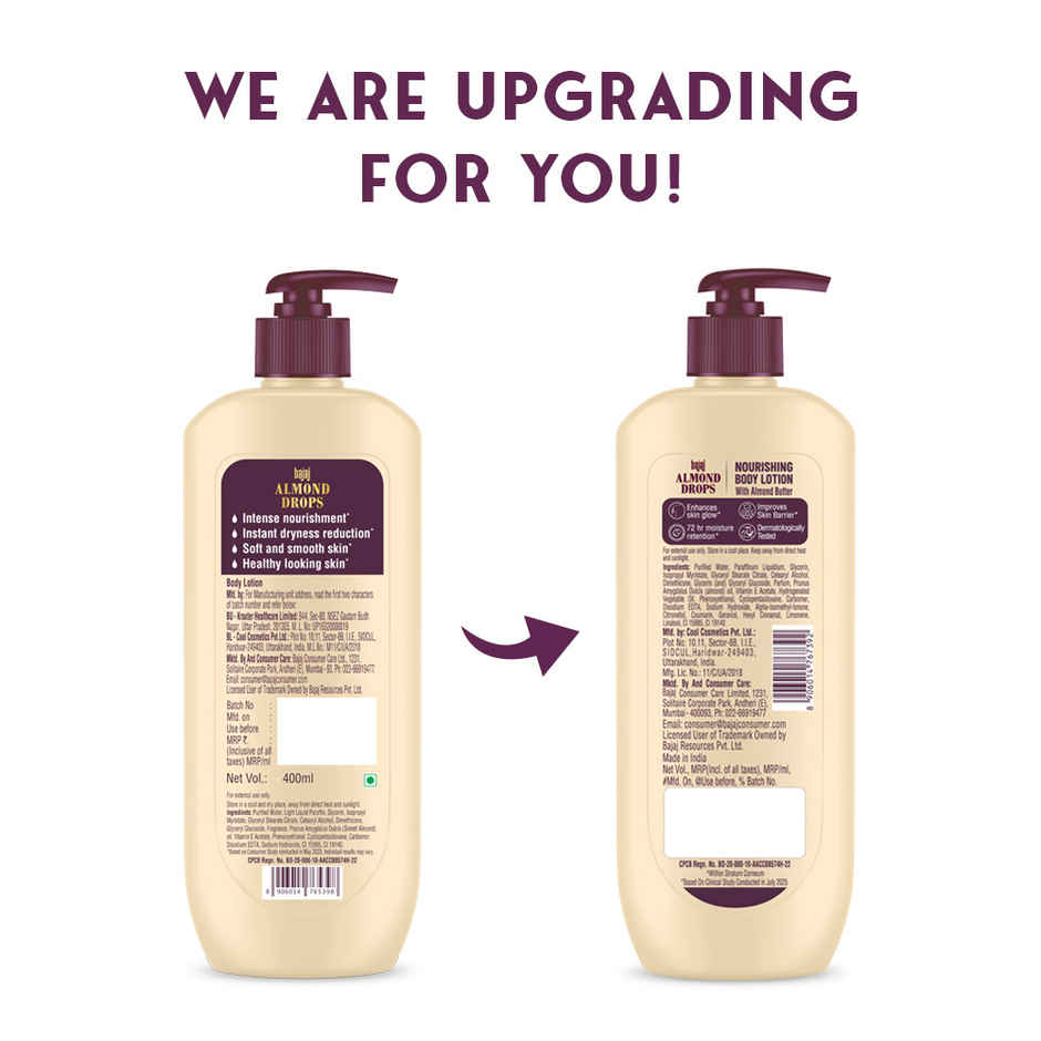 Bajaj Almond Drops Nourishing Body Lotion