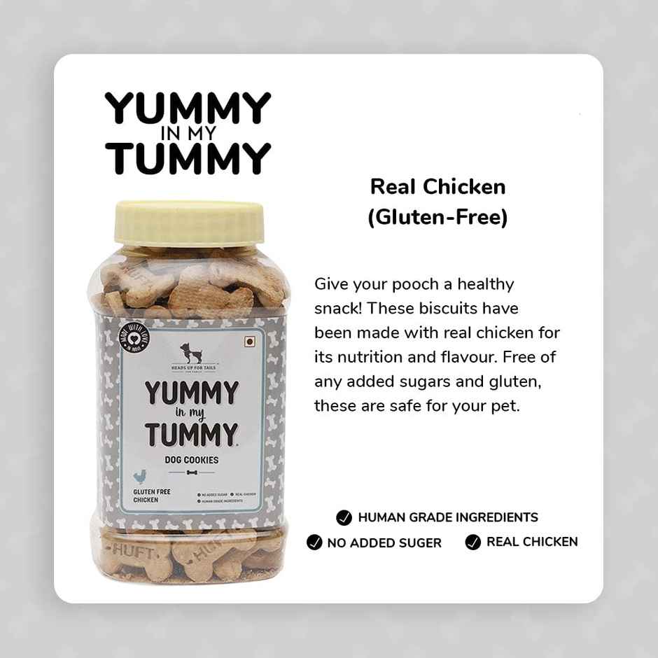 HUFT Yummy In My Tummy Dog Cookies Gluten Free Chicken