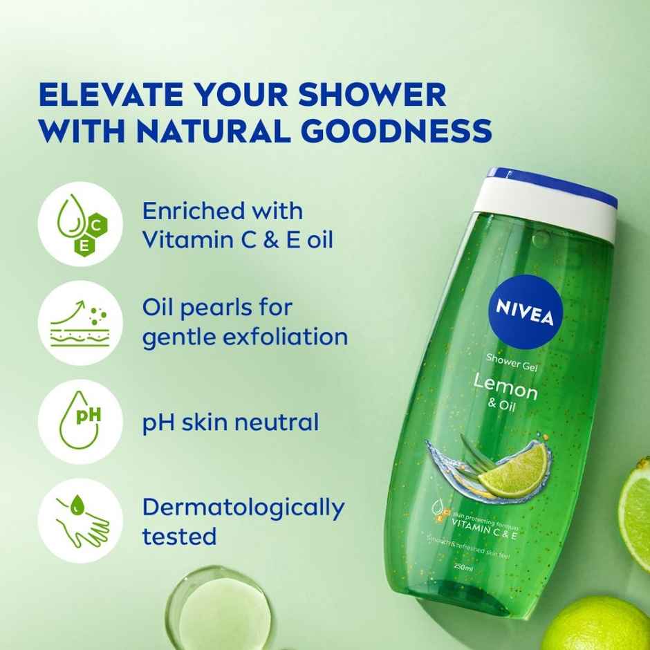 Nivea Shower Gel Lemon & Oil
