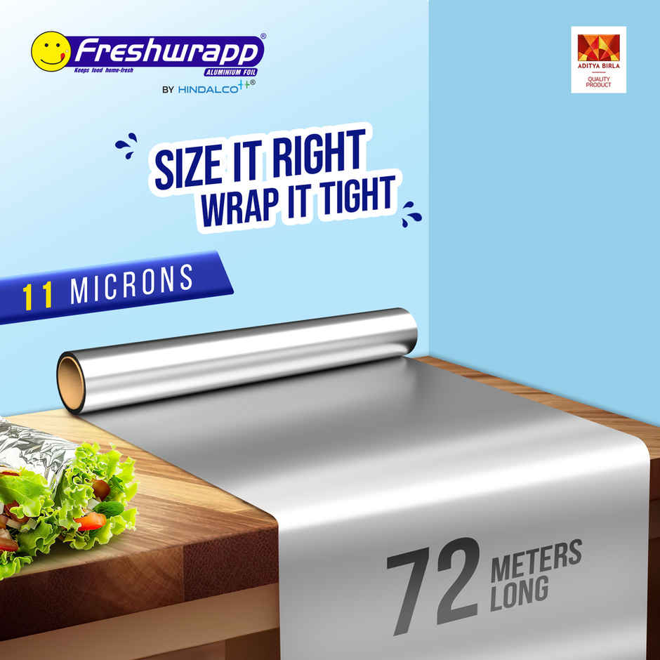 Hindalco Fresh wrapp Aluminium Foil - 72 m