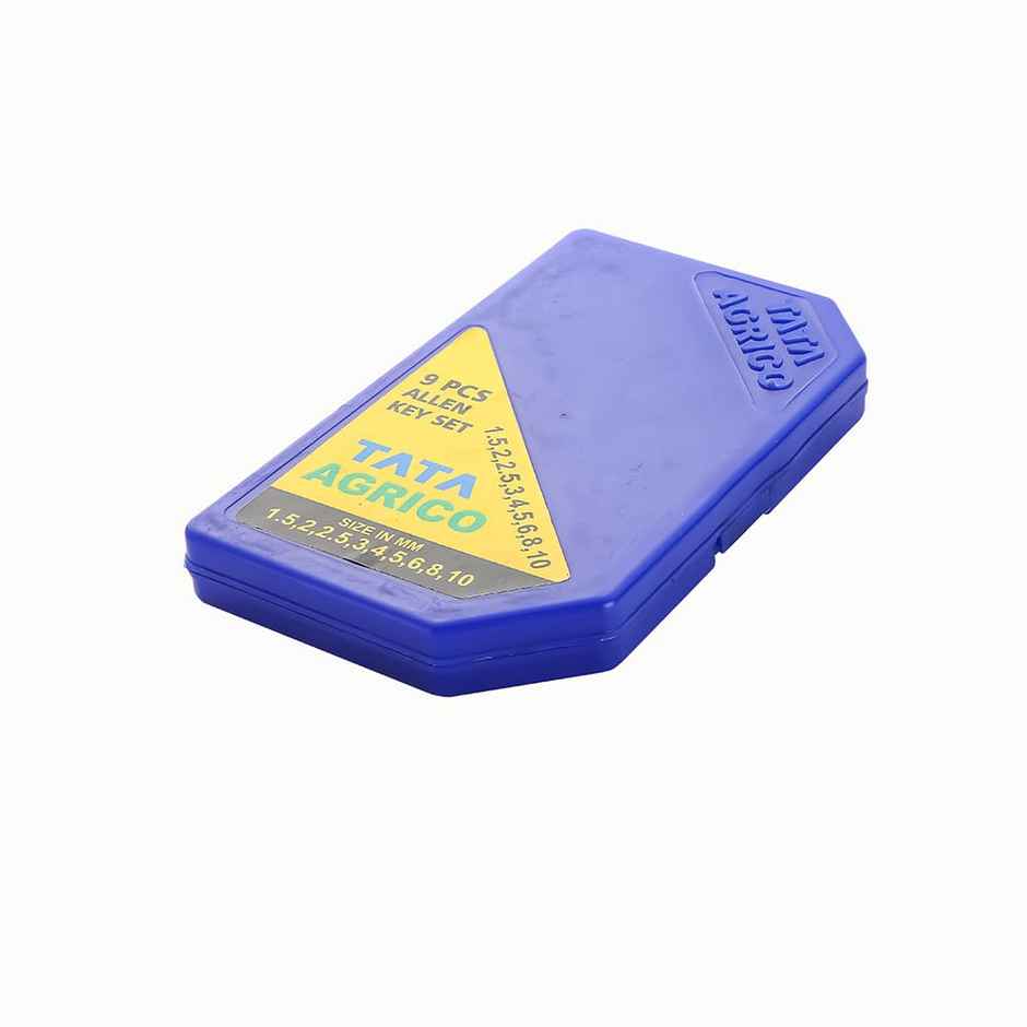Agrico Tata Allen Key Set, Hex Allen Key Set In Plastic Box Packet Size Allen Key Set Allen Keys