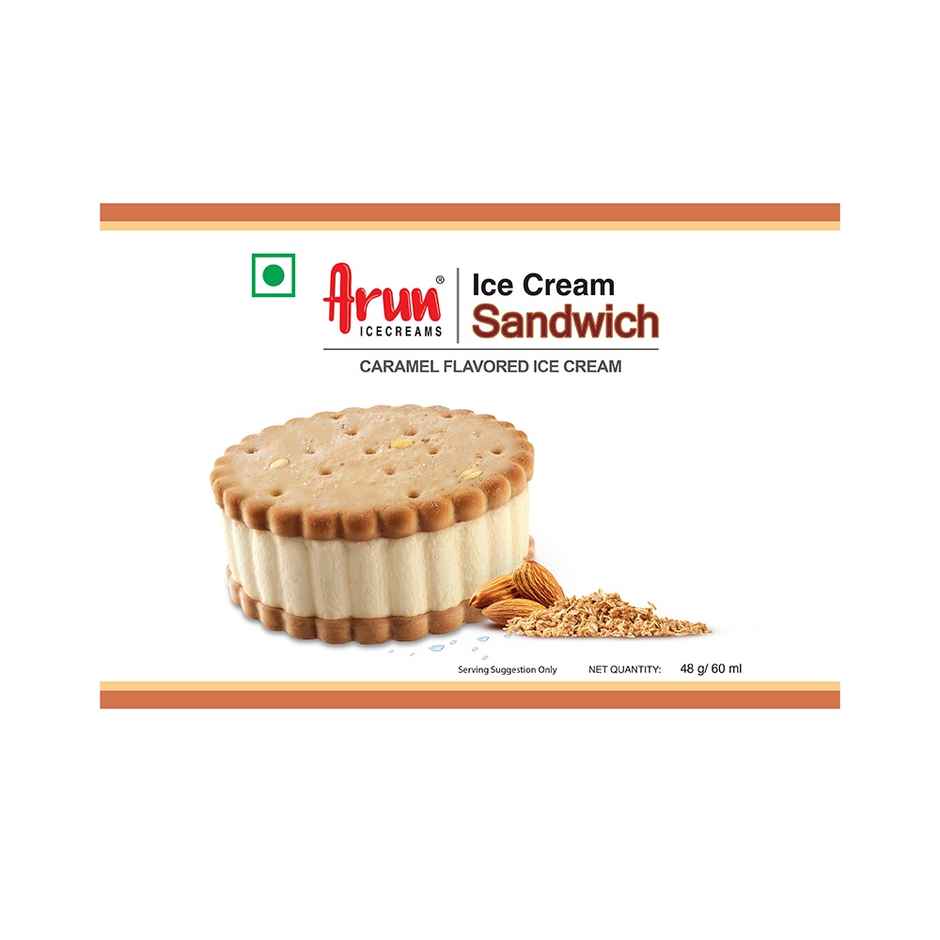 Arun Sea Salt Caramel Gronola Ice Cream Sandwich