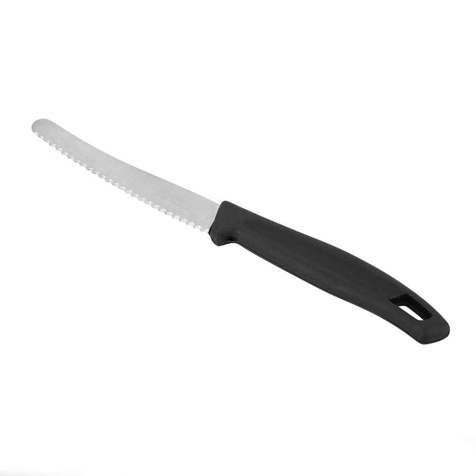 Bhalaria Stainless Steel Veg Knife Serrated | Food Safe | 19 cm