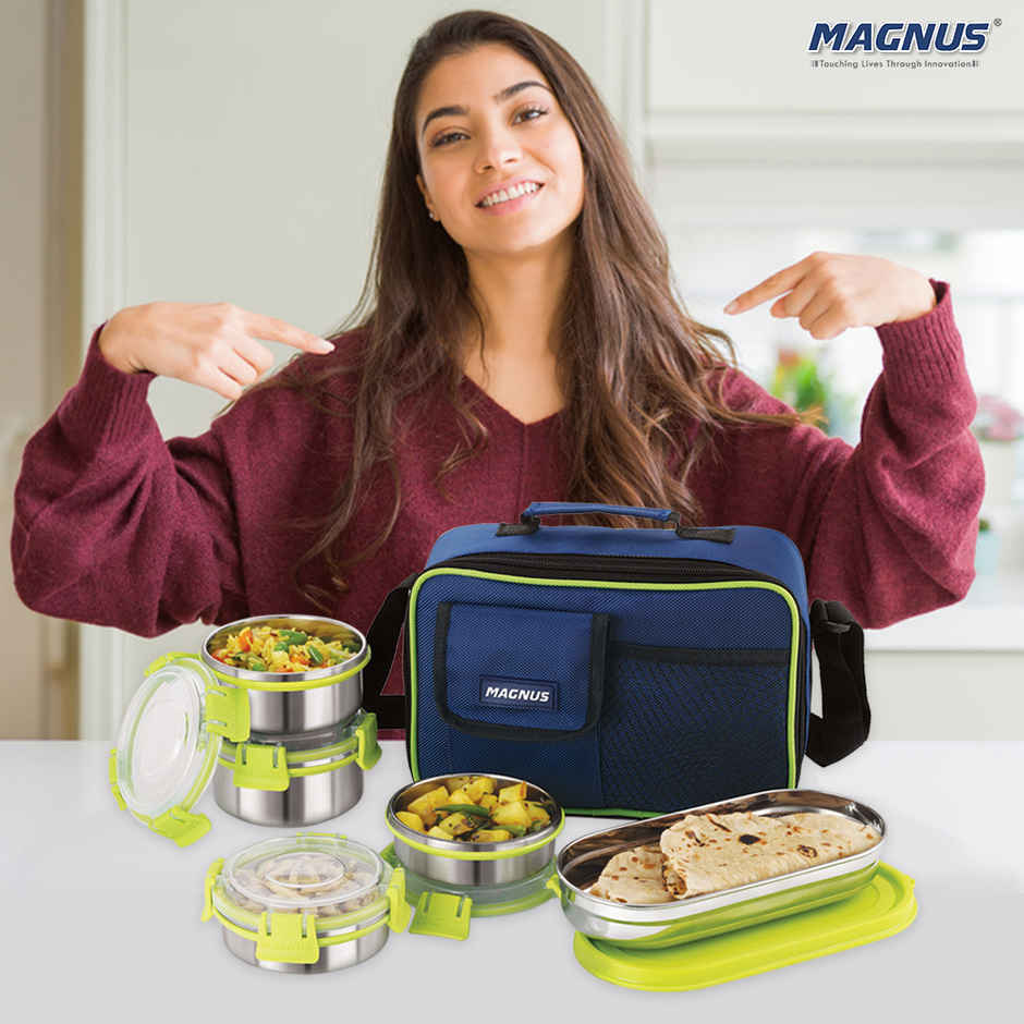 Magnus Hybrid 5 Prime Lunch Box with Leak-Proof Containers & Carry case