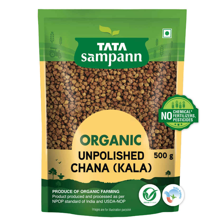 Tata Sampann Organic Unpolished Brown (Kala) Chana