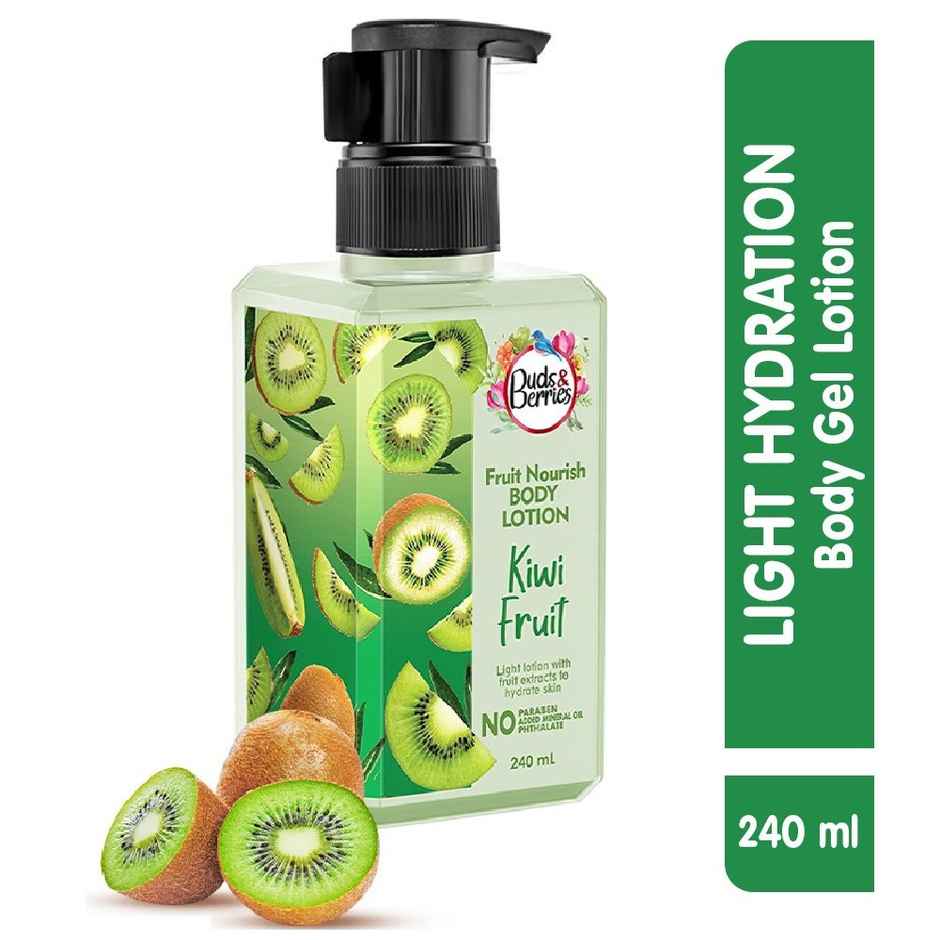 Buds & Berries Kiwi Fruit Extracts Body Lotion for Soothing Moisturization, All Skin Types