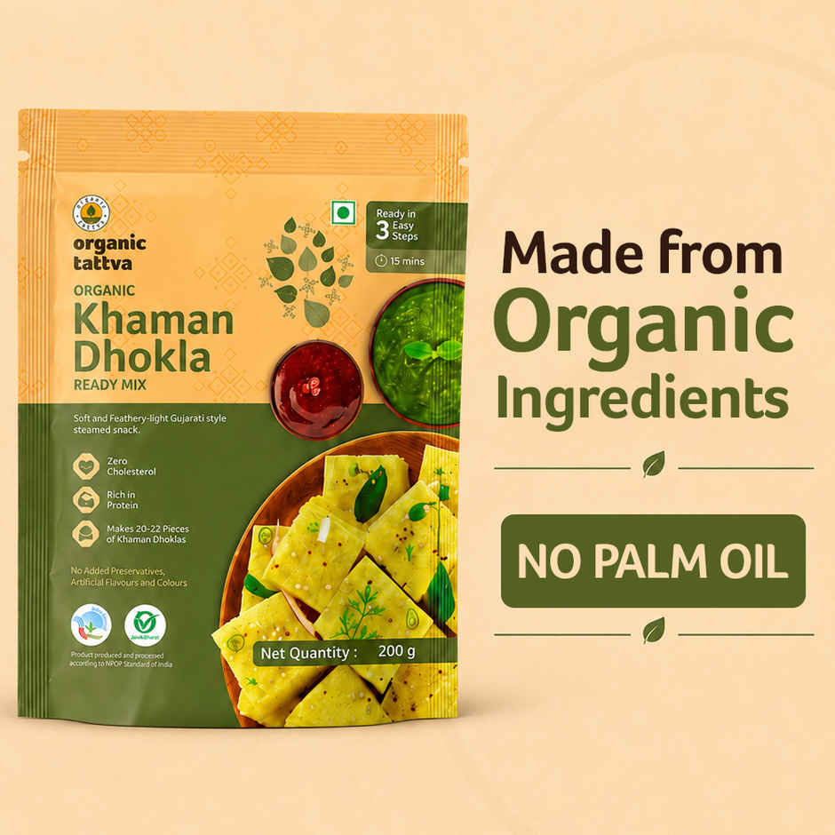 Organic Tattva Khaman Dhokla Ready Mix
