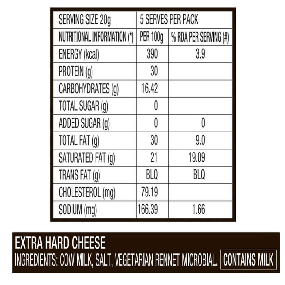 D'lecta Parmesan Extra Hard Cheese Blocks | Nutty, Umami Rich