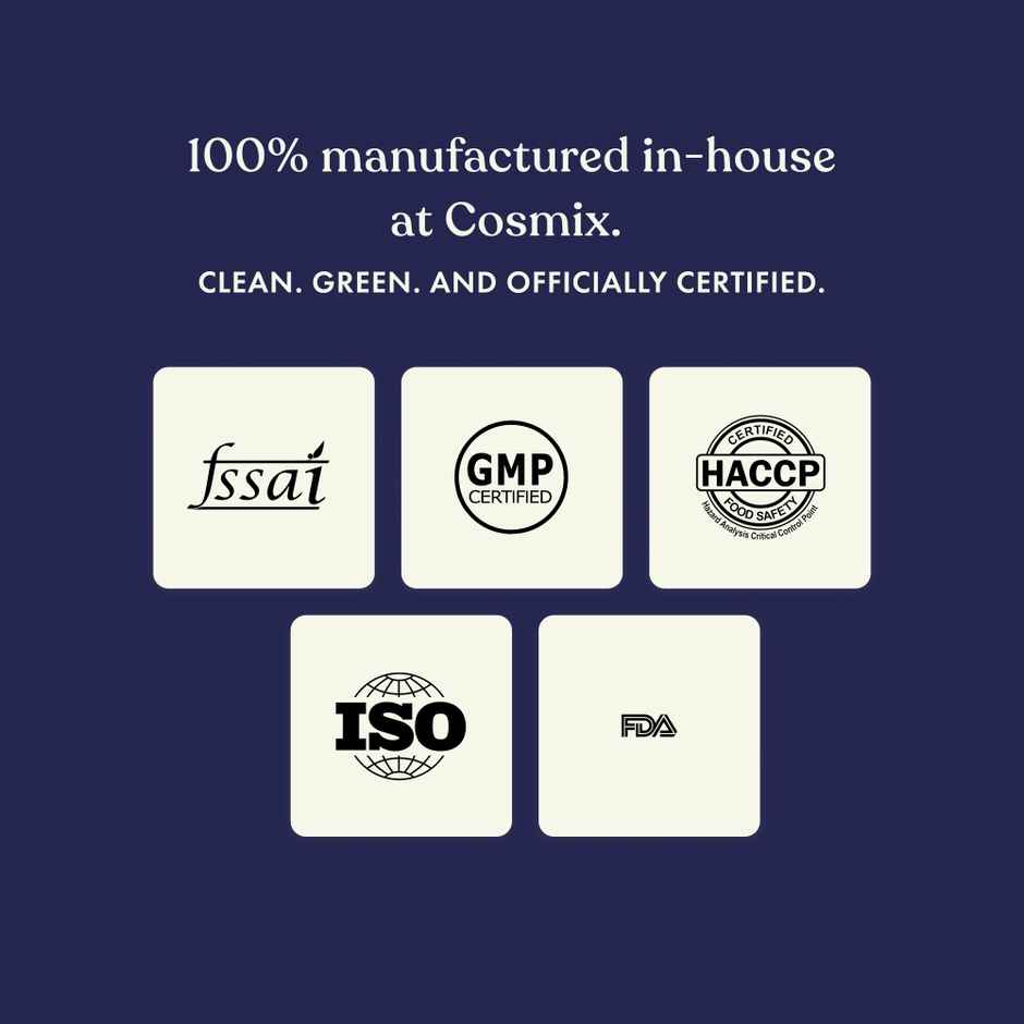 Cosmix Fermented Yeast Protein Powder | Pure Single-Source Plant Protein | Classic Unflavoured