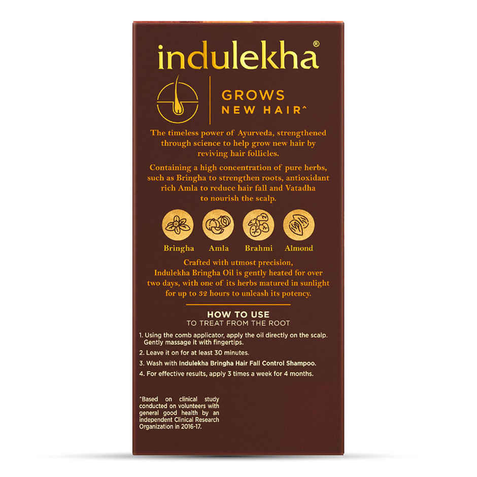 Indulekha Bringha Oil | Reduces Hair Fall And Grows New Hair | 100% Ayurvedic Oil