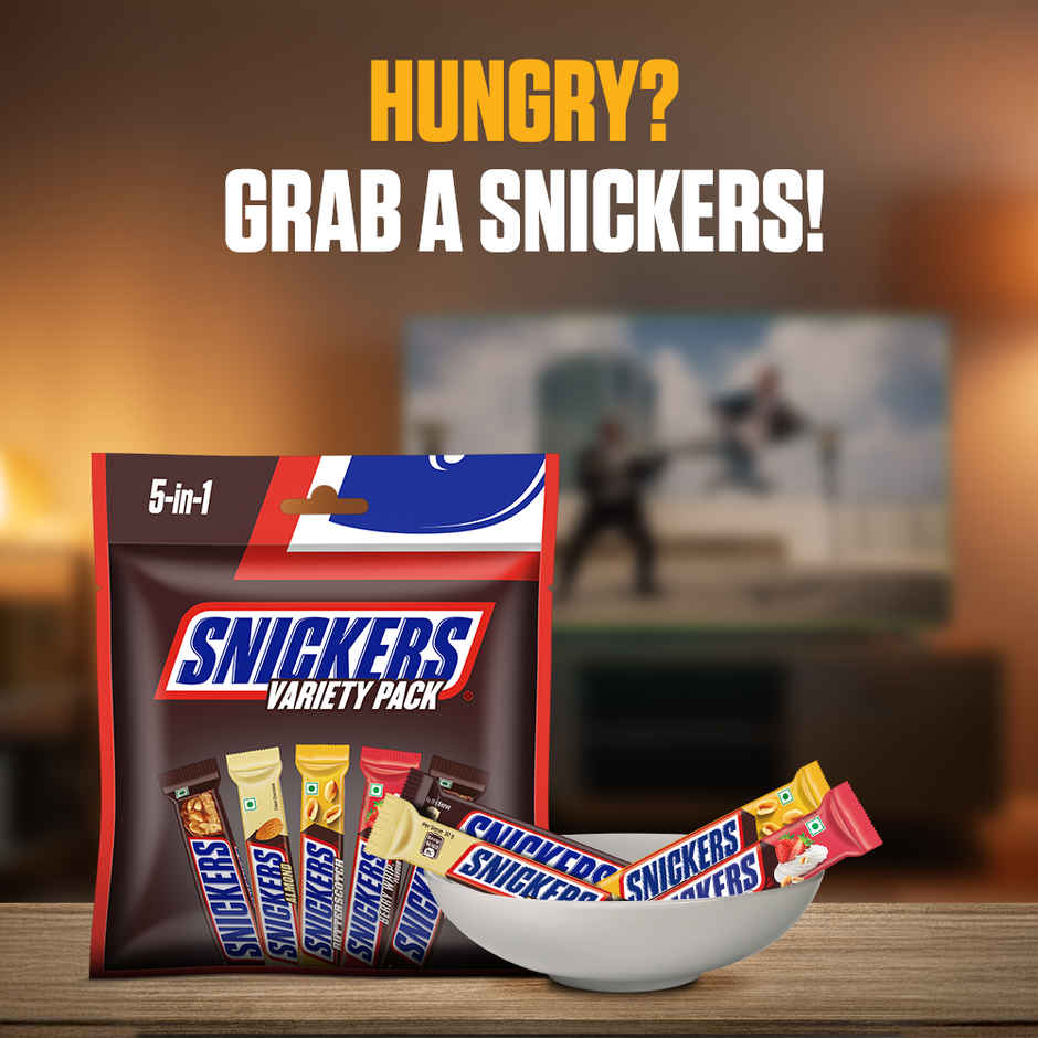 Snickers Variety Pack | Assorted Bars | Peanut, Almond, Butterscotch & Berry Whip