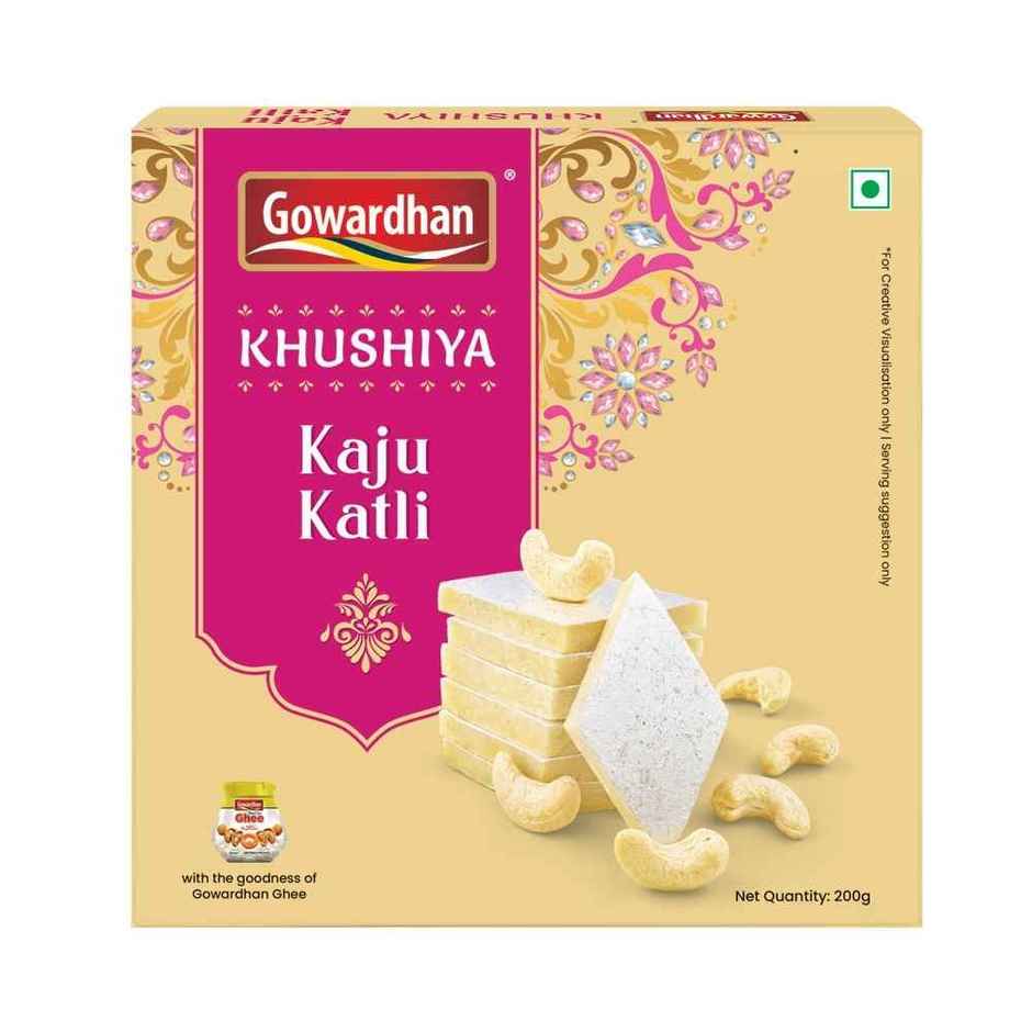 Gowardhan Khushiya Kaju Katli | Made From Pure Cow Ghee