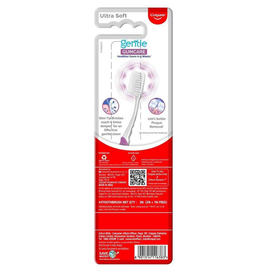 Colgate Gentle Gumcare Toothbrush (Buy 2 Get 1 Free)