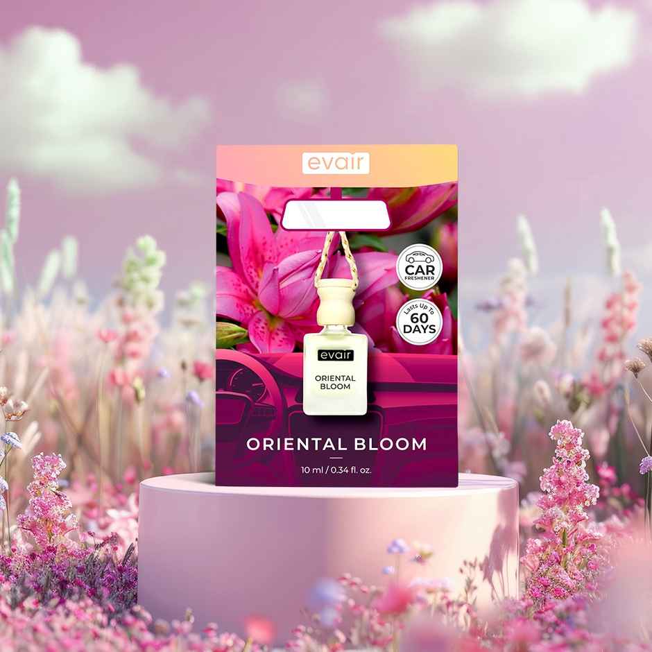Evair Oriental Bloom Hanging Car Air Freshener - 10 ml