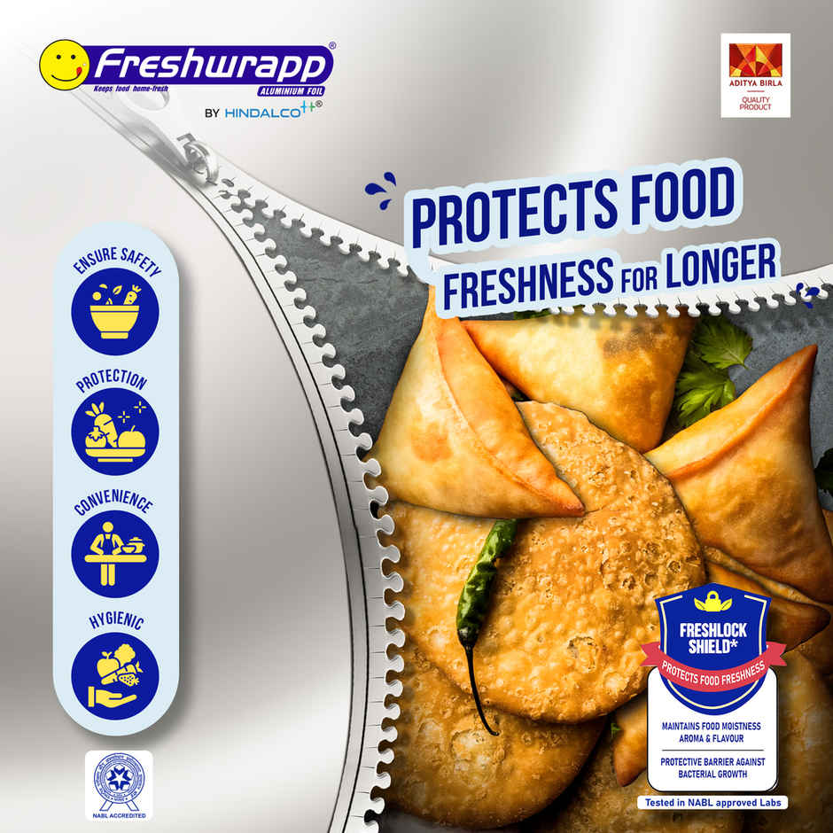 Hindalco Fresh wrapp Aluminium Foil - 72 m