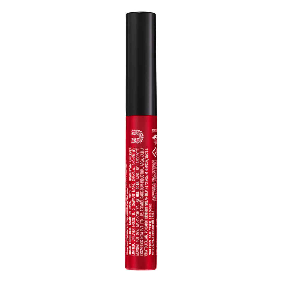 Lakme Forever Matte Liquid Lip, 16hr Lipstick, Lightweight & transferproof | Red Revival