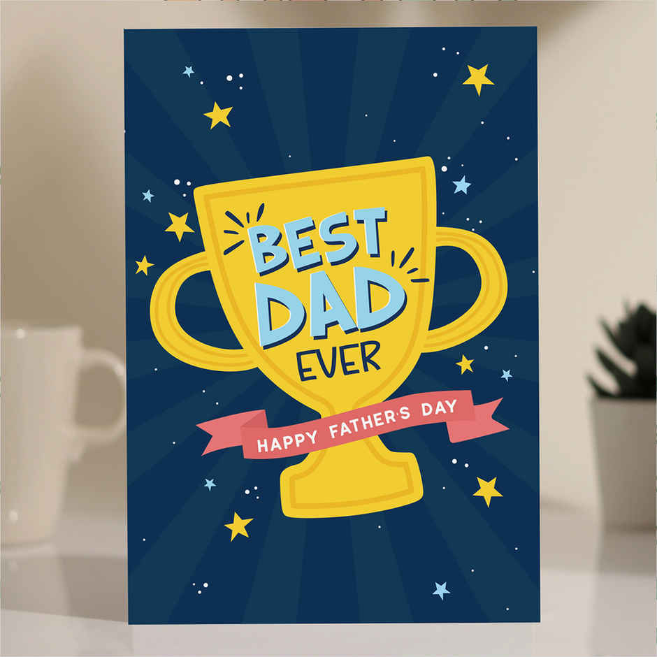 Oye happy Best Dad Ever Card